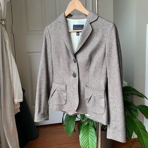 Banana Republic herringbone wool blazer like new